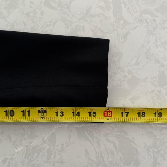 Lauren Ralph Lauren Women's 10p Black Wool Blazer Crest Double Breasted - Picture 7 of 9